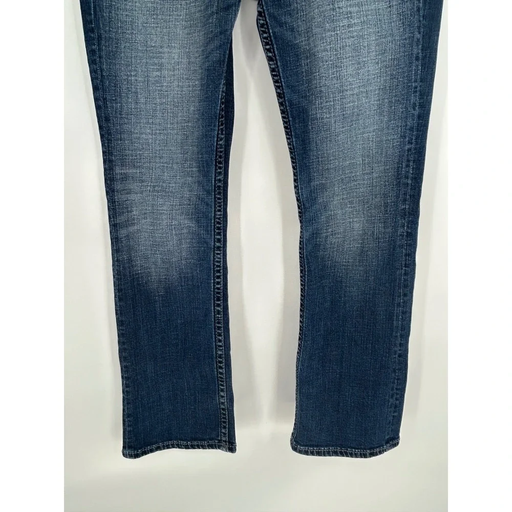 BKE Men's Aiden Dark Wash Bootcut Jeans In Size 30 X 30- Classic Denim